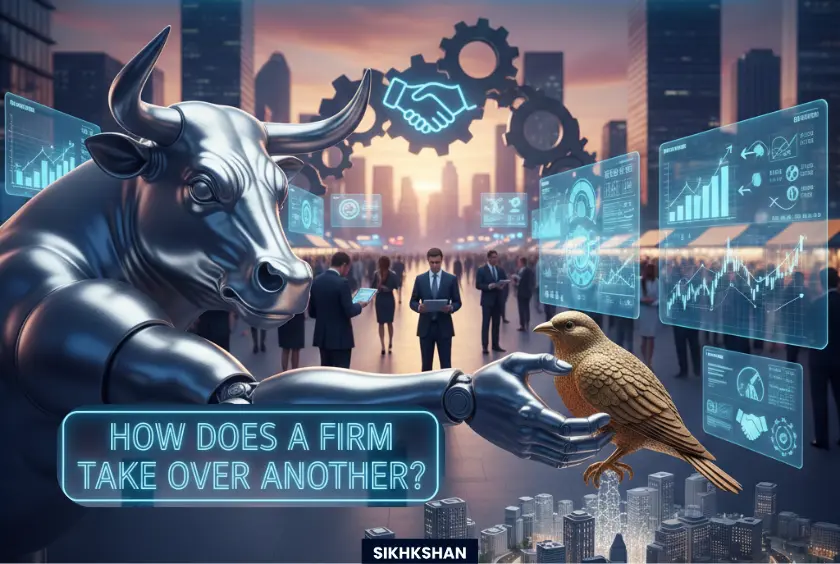 how does a firm take over another